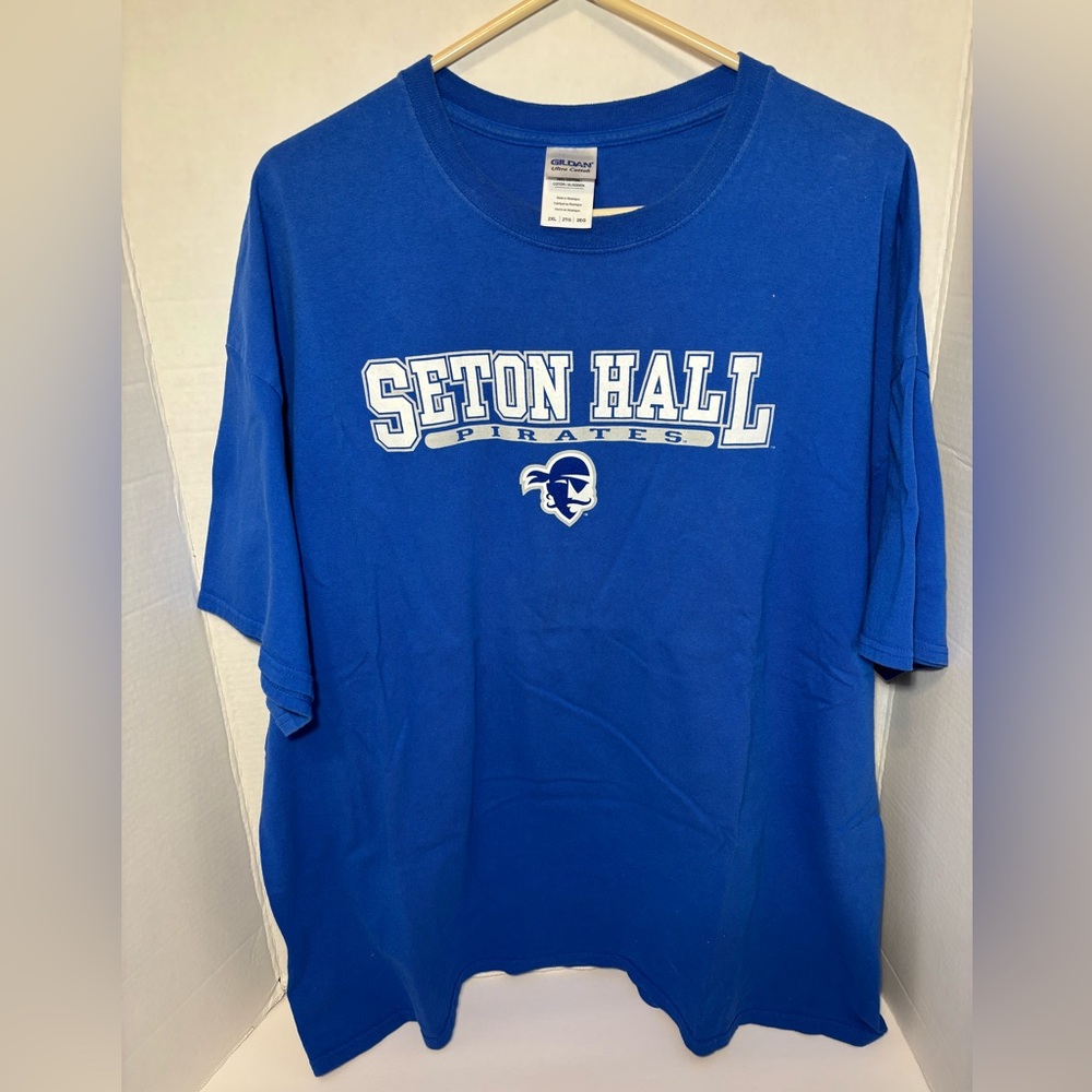 Seton Hall Pirates 2XL Short Sleeve Tee Shirt Seton Hall University Gildan Tee